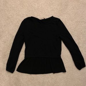 loft peplum sweater